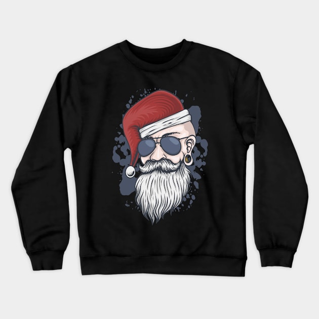 Man with christmas hat Crewneck Sweatshirt by be yourself. design